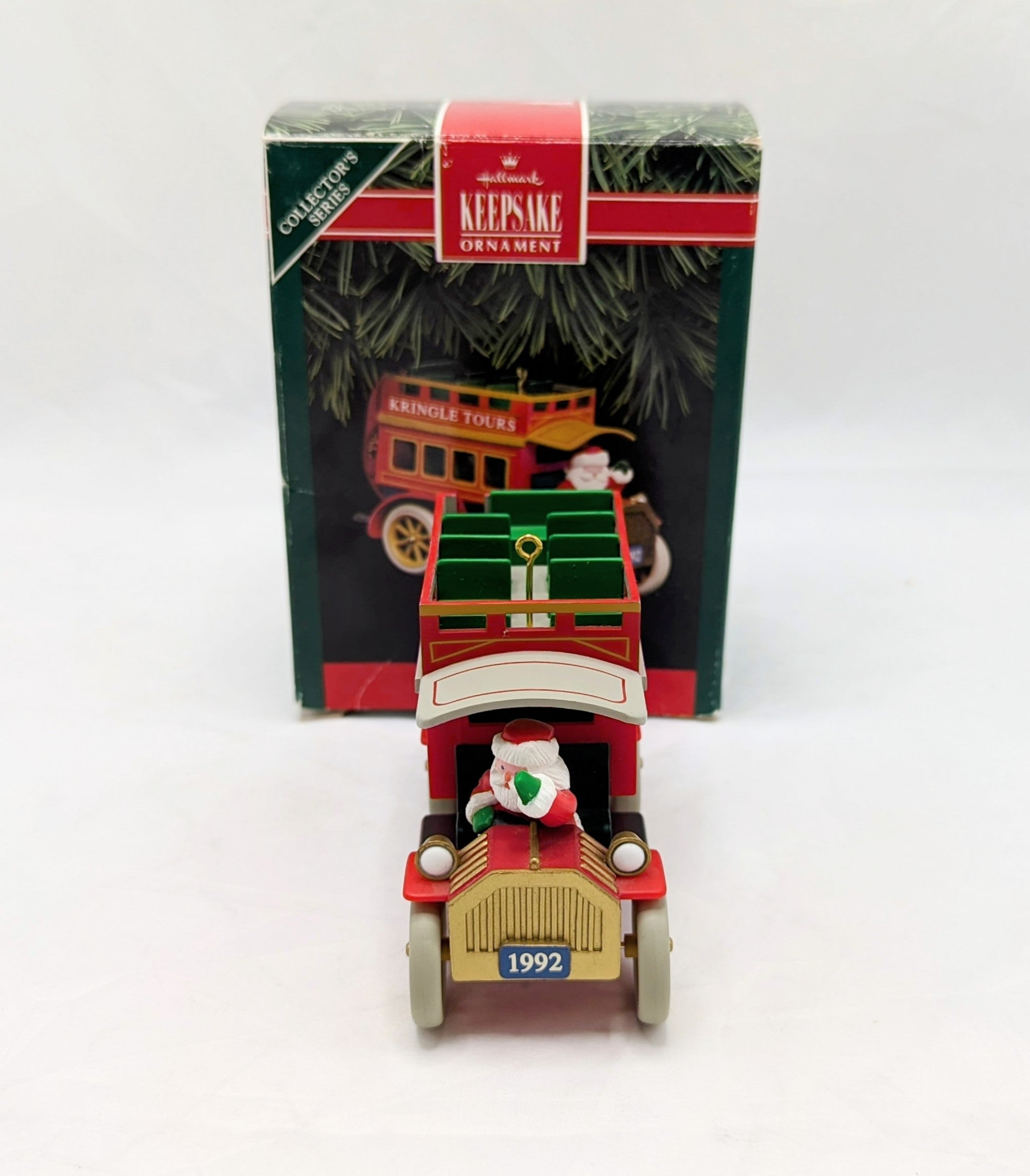 1992 Hallmark Keepsake Ornament KRINGLE TOURS Christmas Ornament image 3