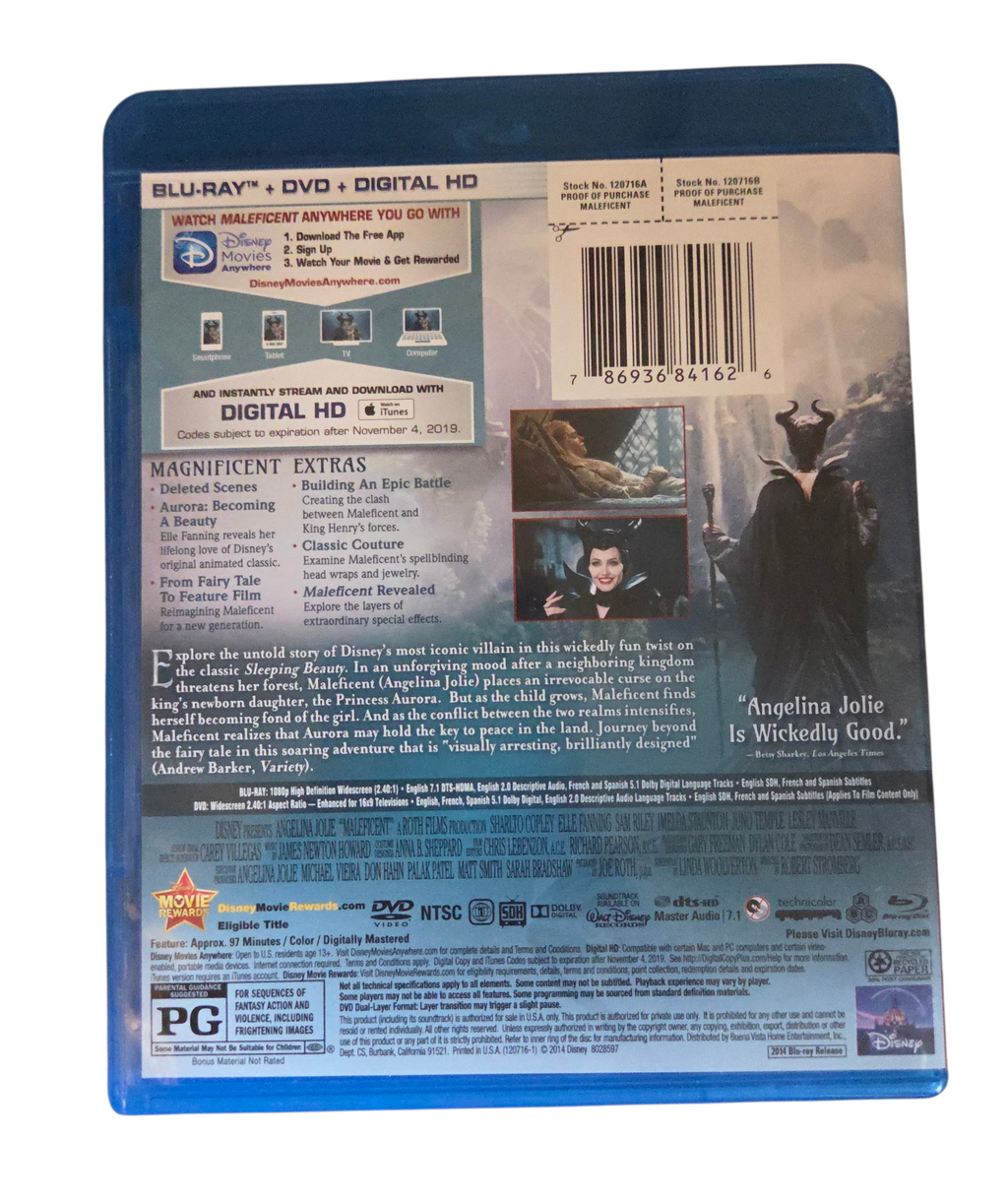 2014 Disney Maleficent Blu-ray - No DVD image 3