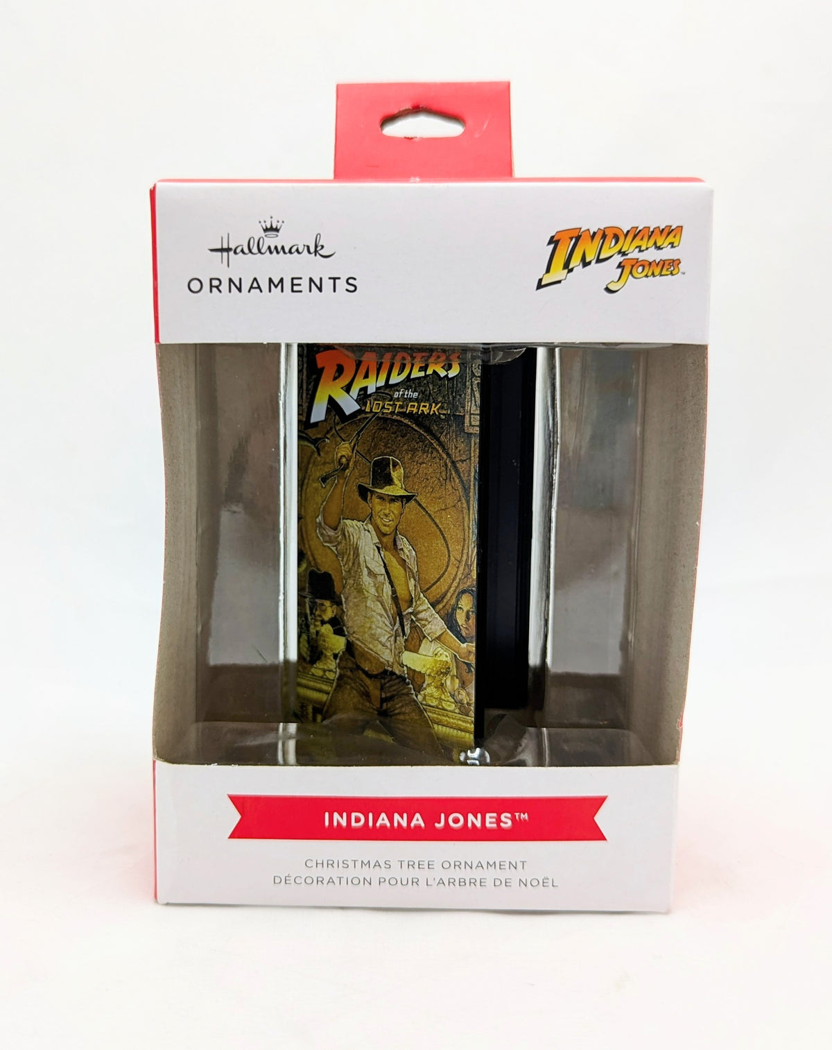 Hallmark Indiana Jones Raiders Of The Lost Ark VHS Ornament