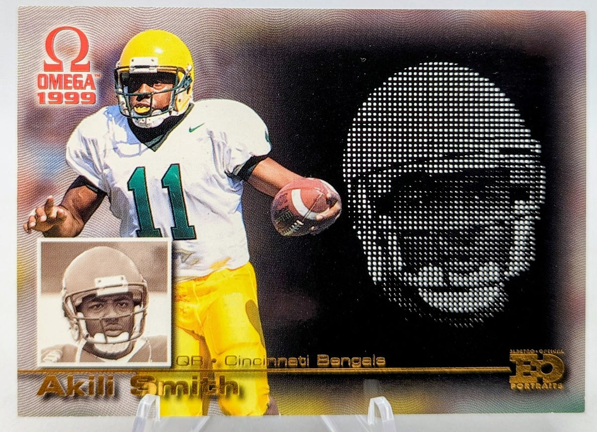 1999 Pacific Omega EO Portraits Akili Smith Cincinnati Bengals #3 Rookie RC