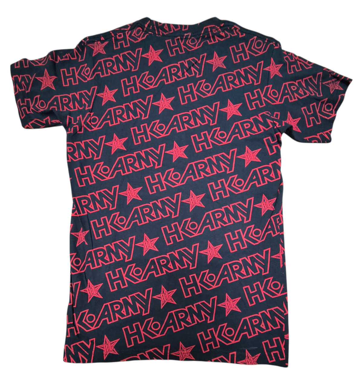 HK Army Russian Legion All Over Paintball Blue/Red Mens Small T-Shirt image 2
