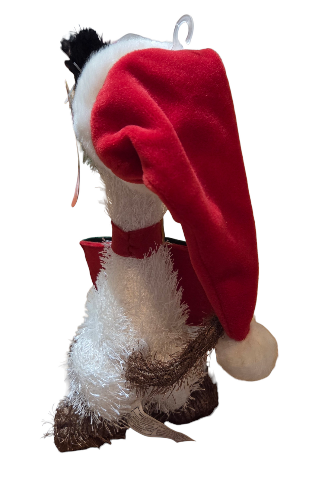 American Greetings Twisted Whiskers Christmas Cat With Gift Card Holder Plush image 3