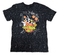 Space Jam Original Movie Black Speckled Stars Tune Squad Large T-Shirt
