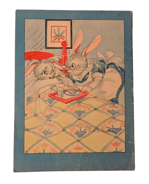 1940 Whitman Peter Rabbit Children's Book By Ruth Newton & Chubby Cubs 13" image 2