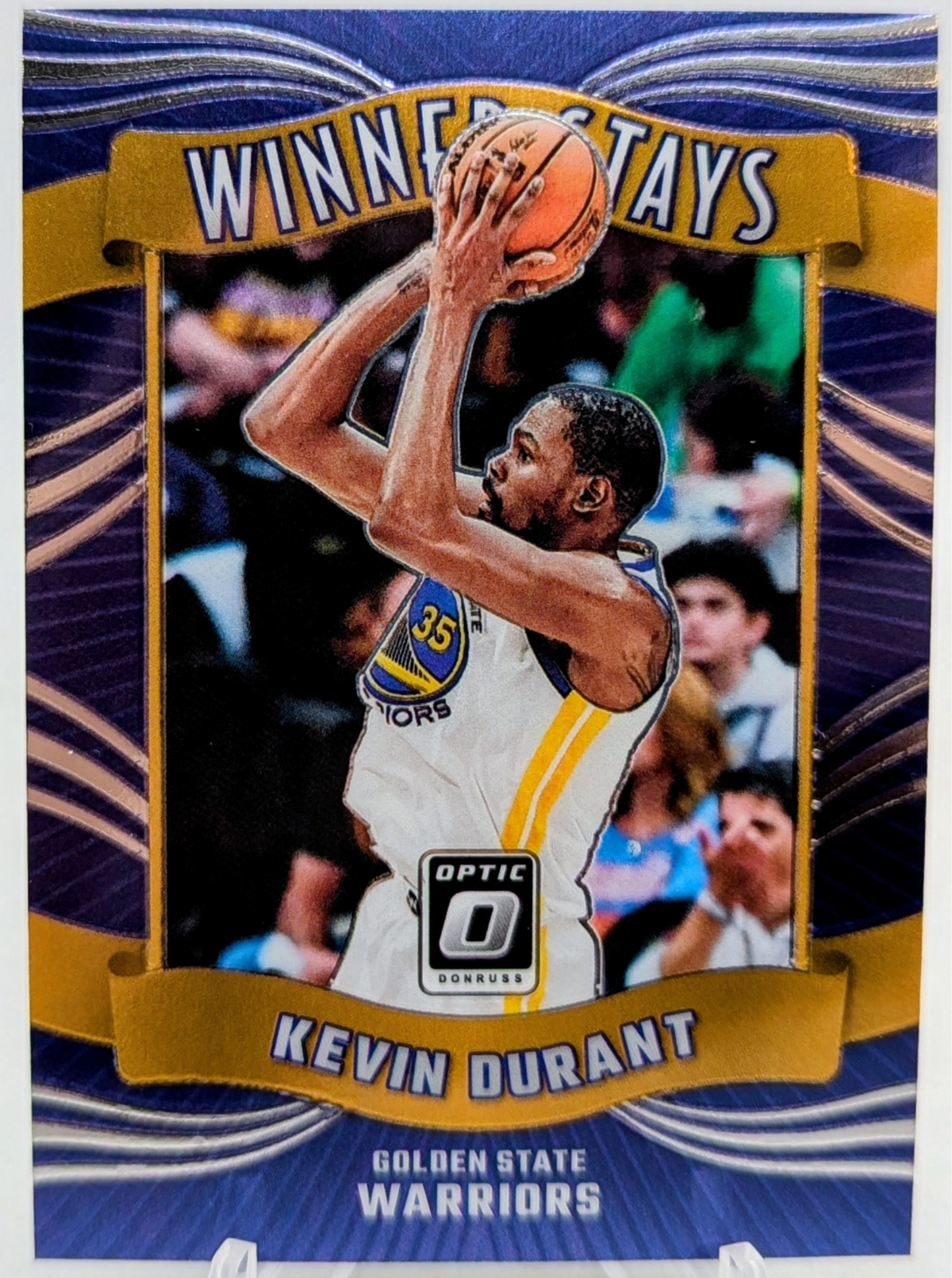 2023-24 Panini Donruss Optic #13 Kevin Durant Winner Stays Warriors