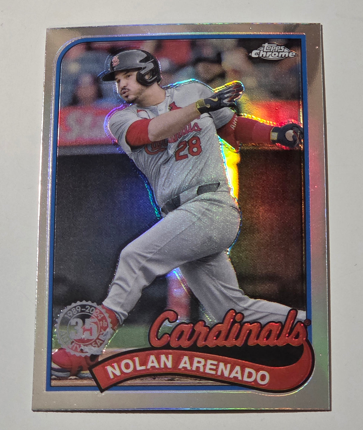 2024 Topps Chrome Update Nolan Arenado 35th Anniversary #89CU-14 Refractor