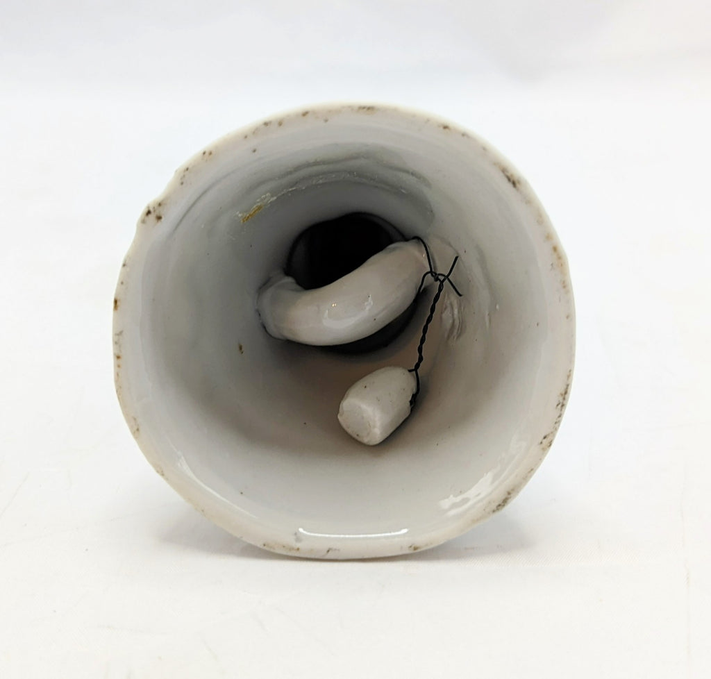 Vintage Treasure Masters Blue & White Porcelain Mouse In Night Gown Bell image 3