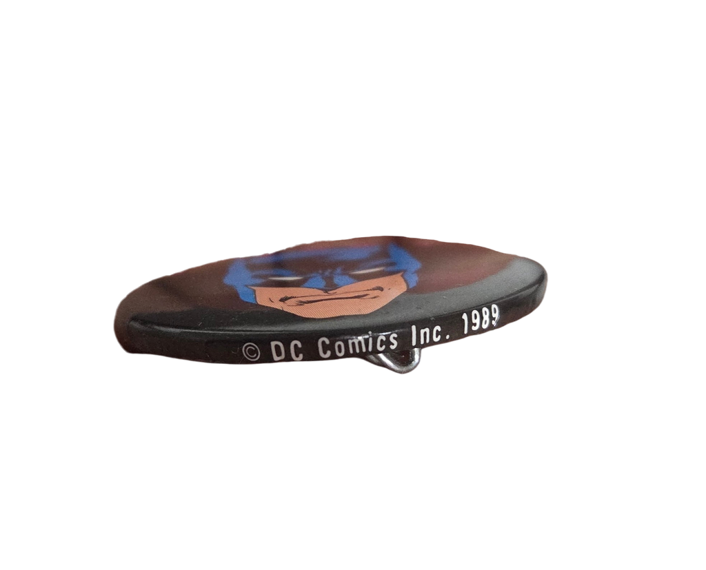 1983 DC Comics Batman Face Headshot Comic Round 2" Button Pin image 3