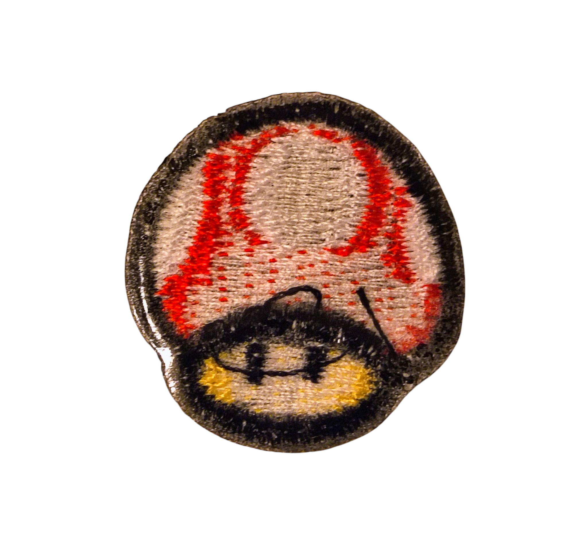 Nintendo Super Mario - Super Mushroom Embroidered Iron On 1.5" Patch image 2