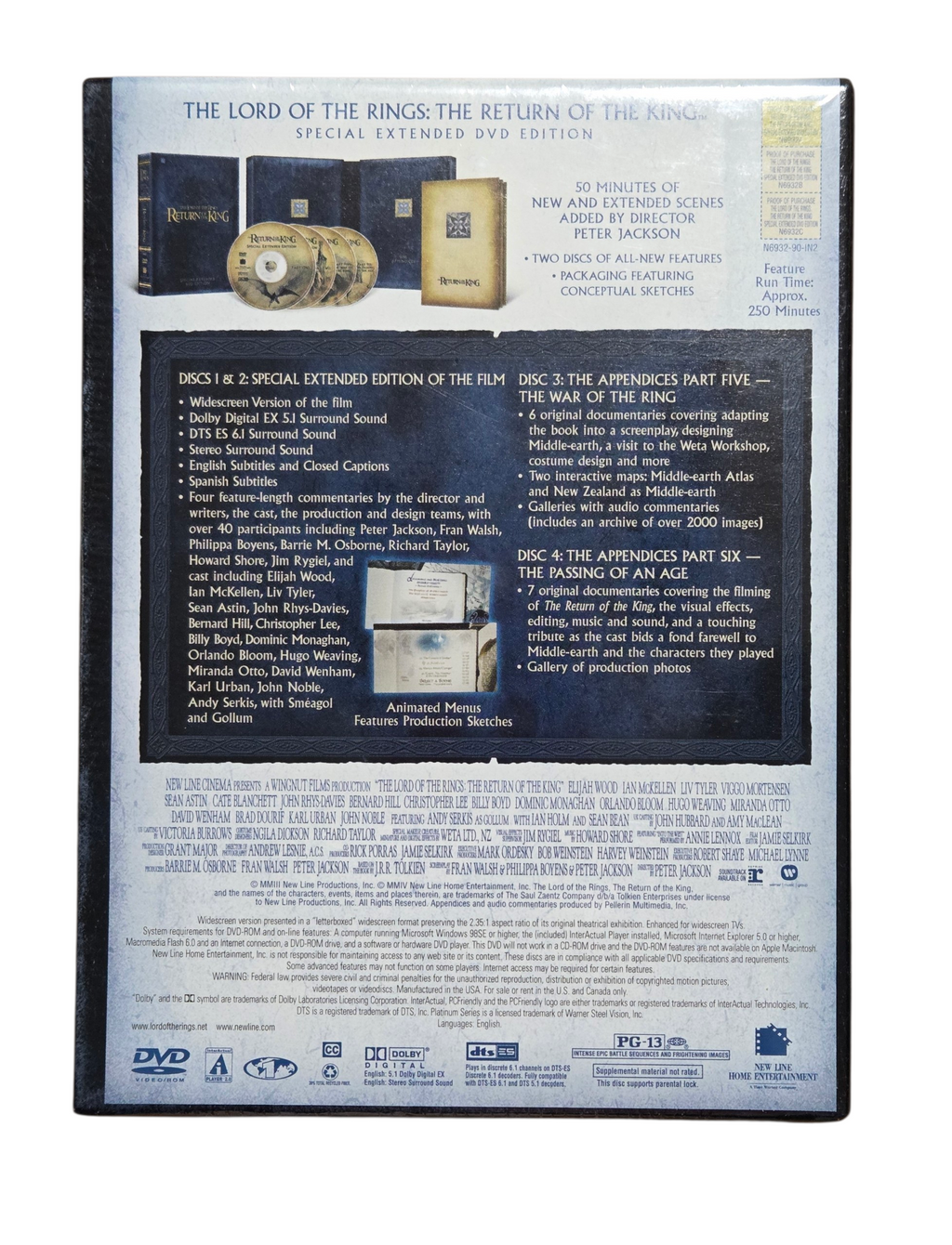 The Lord of the Rings Return of the King Special Extended DVD Edition Box Set image 2