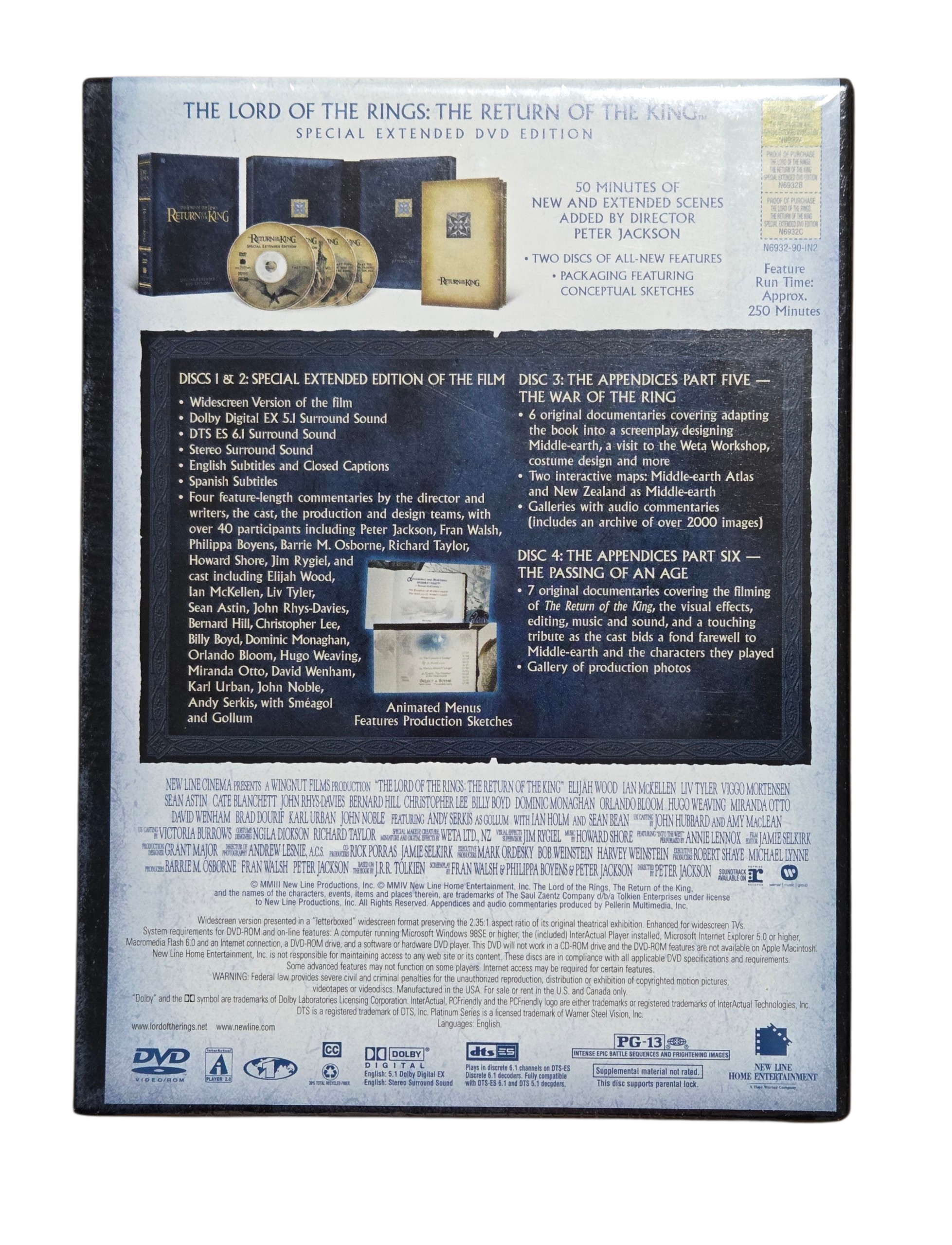 The Lord of the Rings Return of the King Special Extended DVD Edition Box Set image 2