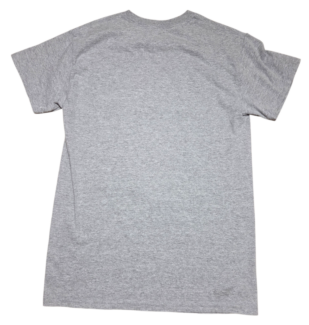 DC Comics Batman The Dark Knight Kanji Japanese Hero Grey T-Shirt Size Medium image 2