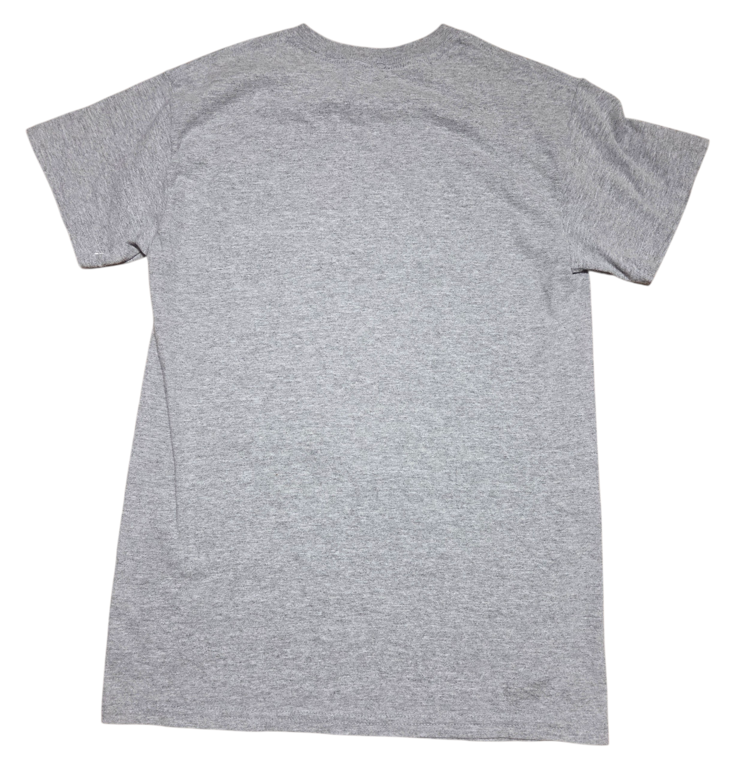 DC Comics Batman The Dark Knight Kanji Japanese Hero Grey T-Shirt Size Medium image 2