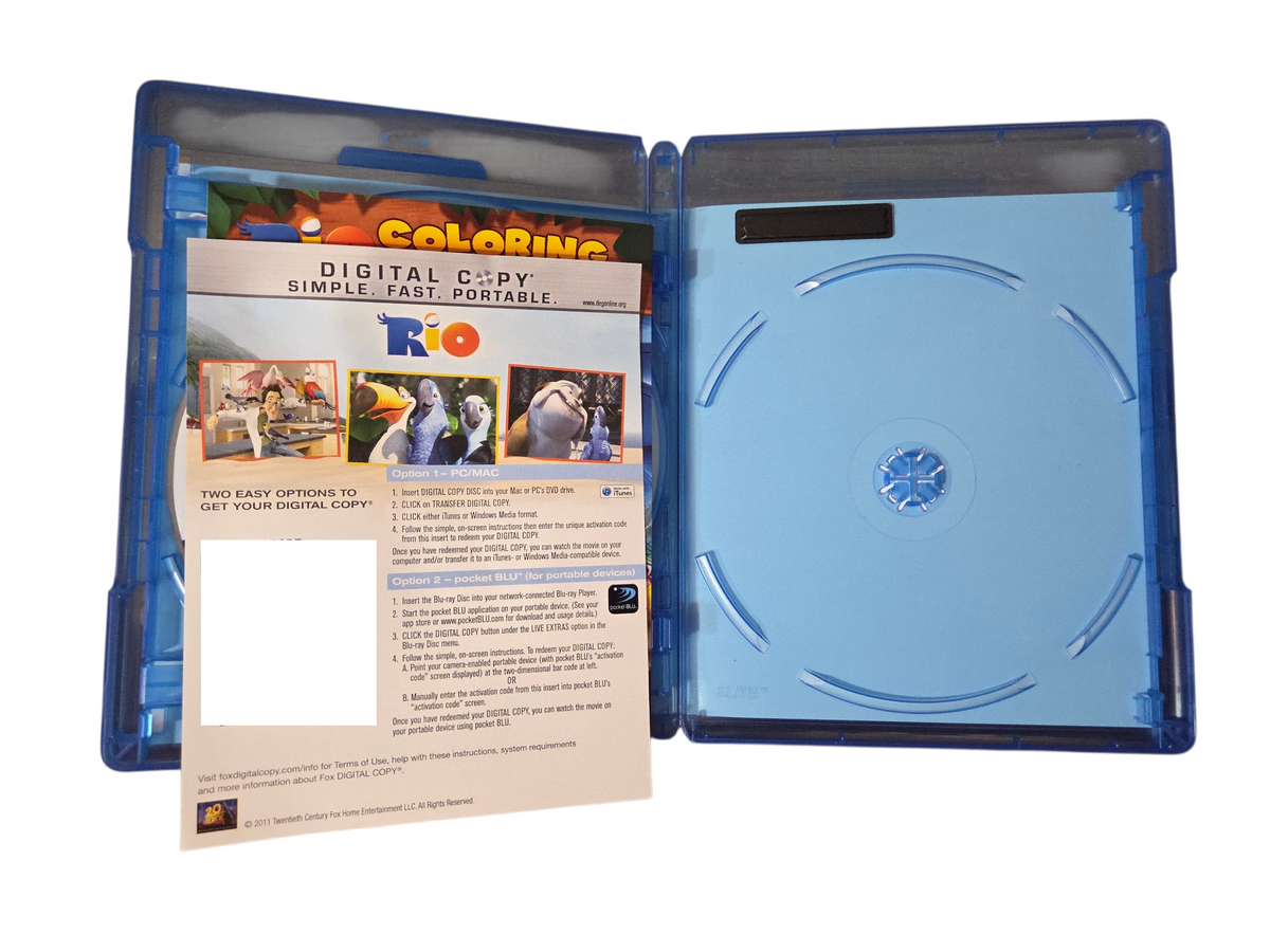 20th Century Fox Rio Blu-ray Set w/ Digital Copy - No DVD image 3