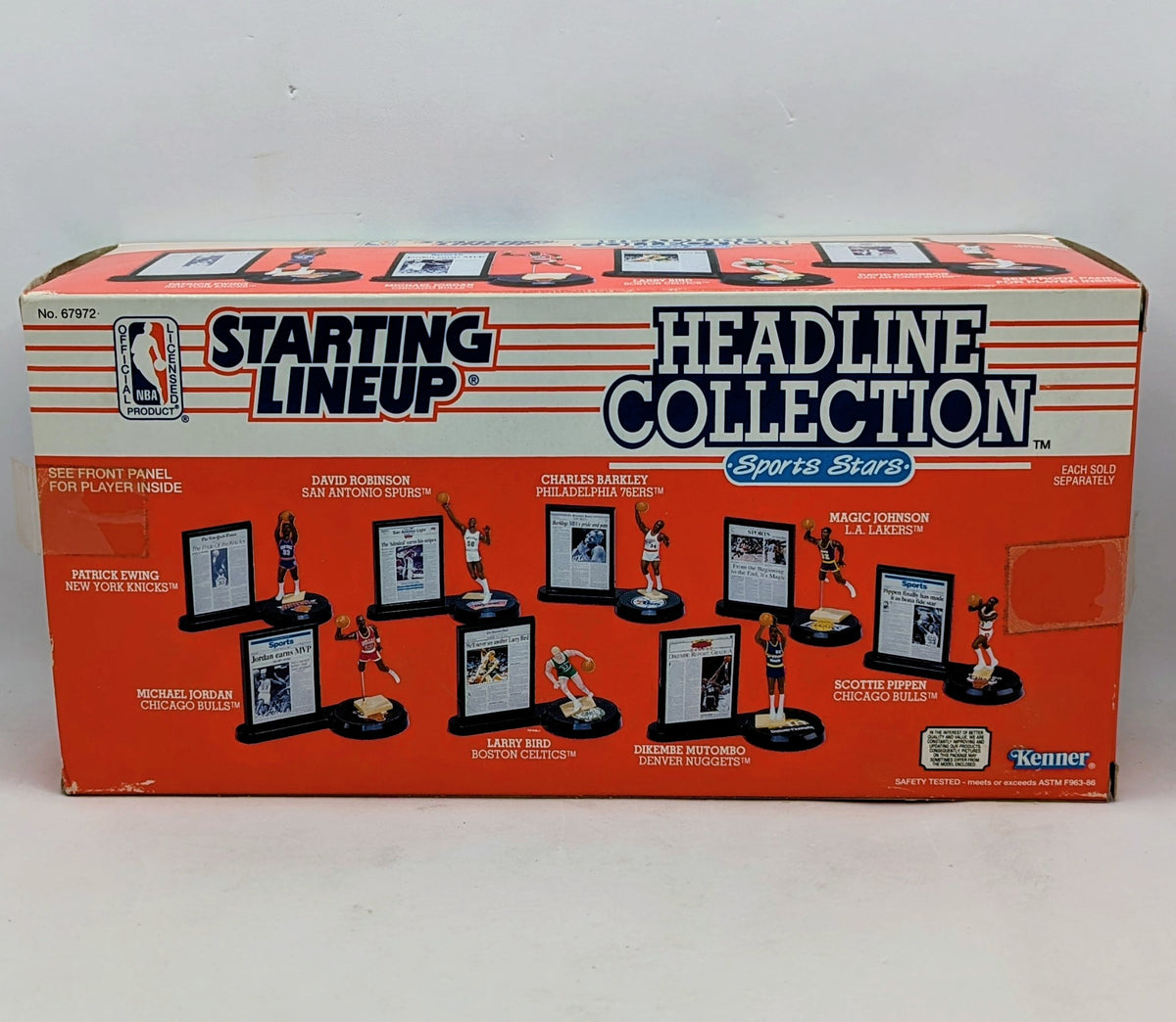 1992 Kenner Starting Lineup Headline Collection Magic Johnson LA Lakers image 2