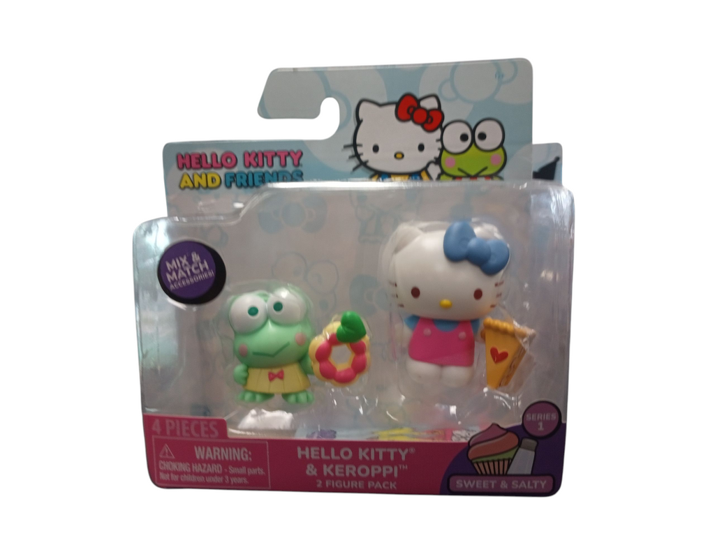 Hello Kitty And Friends Hello Kitty & Keroppi 2 Figures Series 1 Sweet & Salty