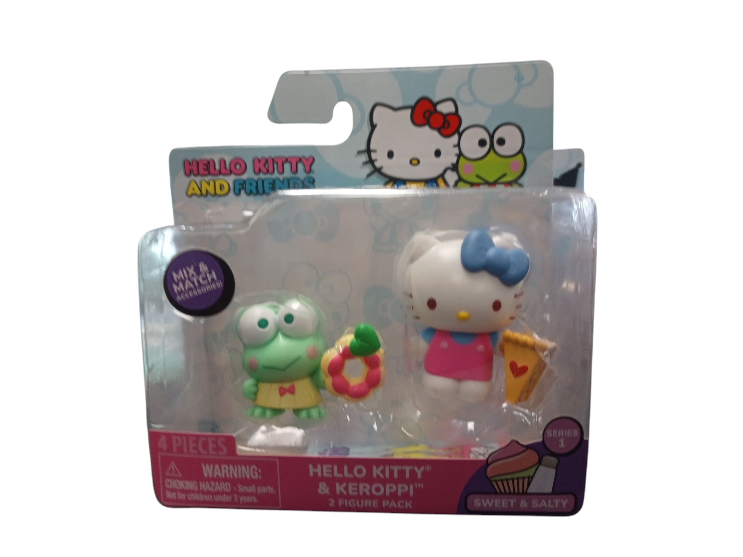 Hello Kitty And Friends Hello Kitty & Keroppi 2 Figures Series 1 Sweet & Salty