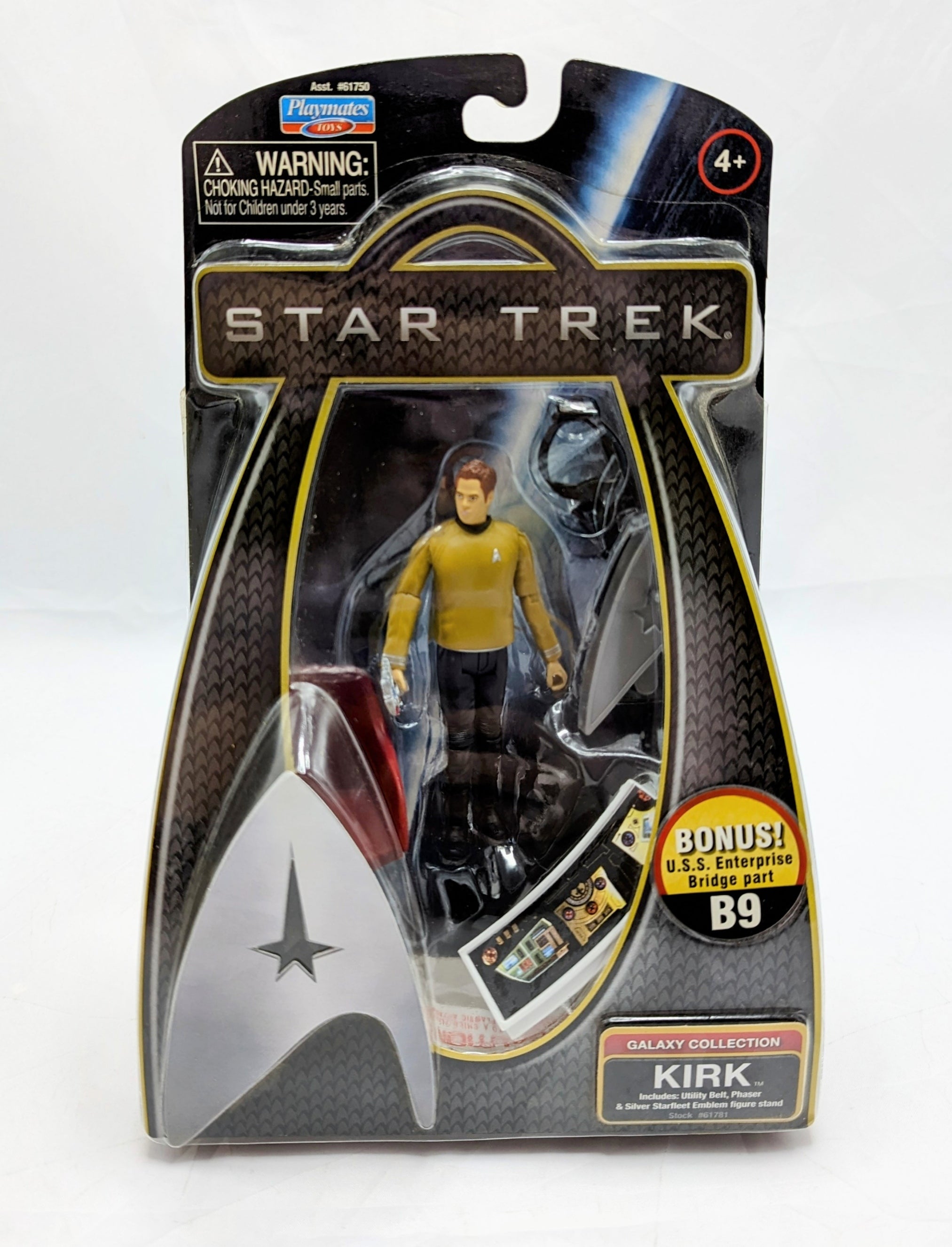 2009 Playmates Star Trek Galaxy Collection Kirk Action Figure