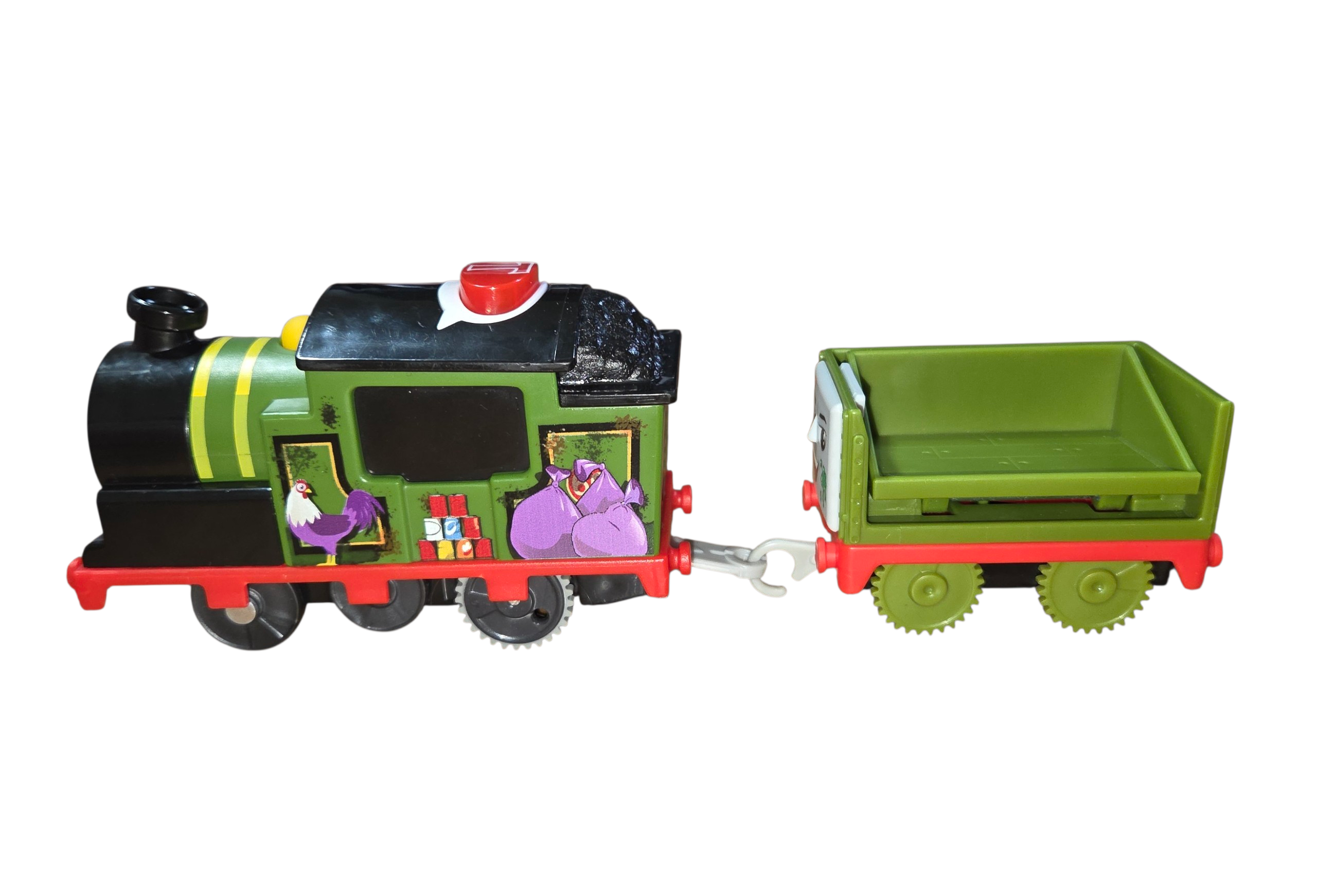 Thomas & Friends Motorized Whiff Battery Powered Engine & Troublesome Truck Car image 4