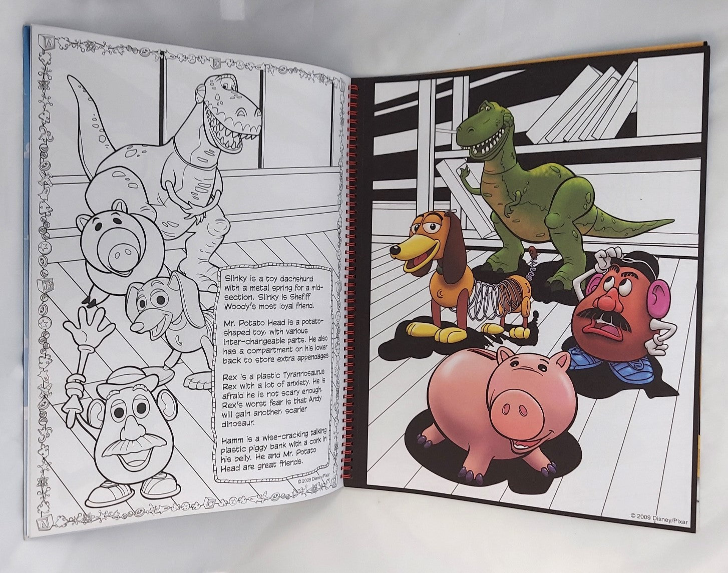 2009 Chance Toy Story ImageArt Storybook To Color 17x13 Inches image 3