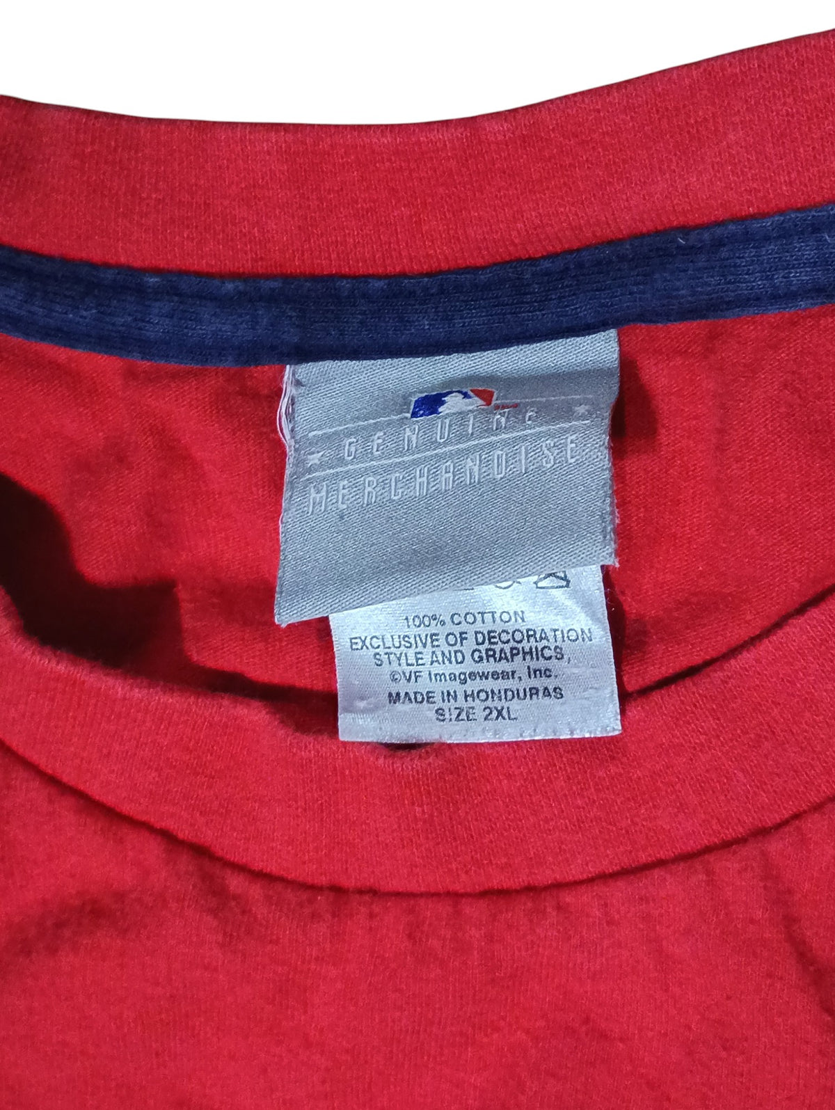 Genuine Merchandise St Louis Cardinals Est. 1892 Red Blue Raglan T-Shirt 2XL image 3