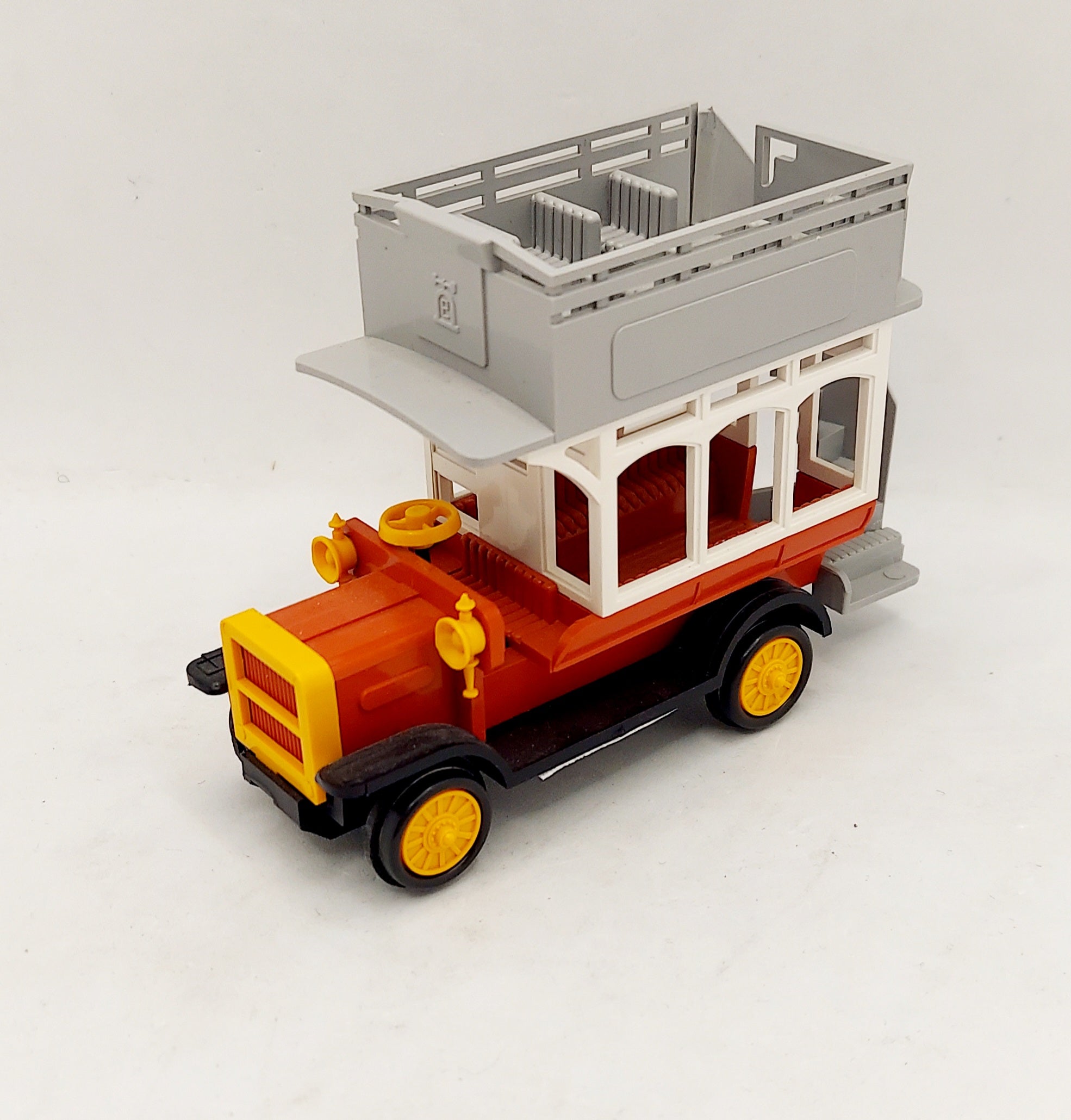Lehmann Gnomy Double Decker #963 Western Germany Friction Toy