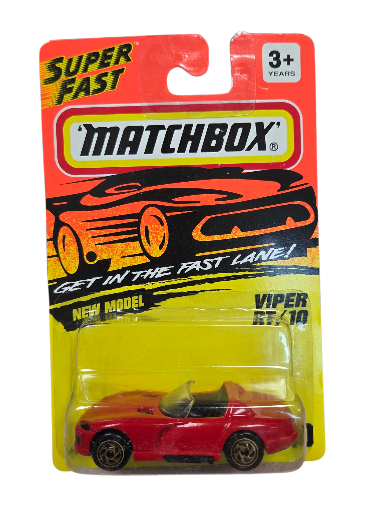 1993 Matchbox Super Fast New Model #10 Viper RT/10 #MB260
