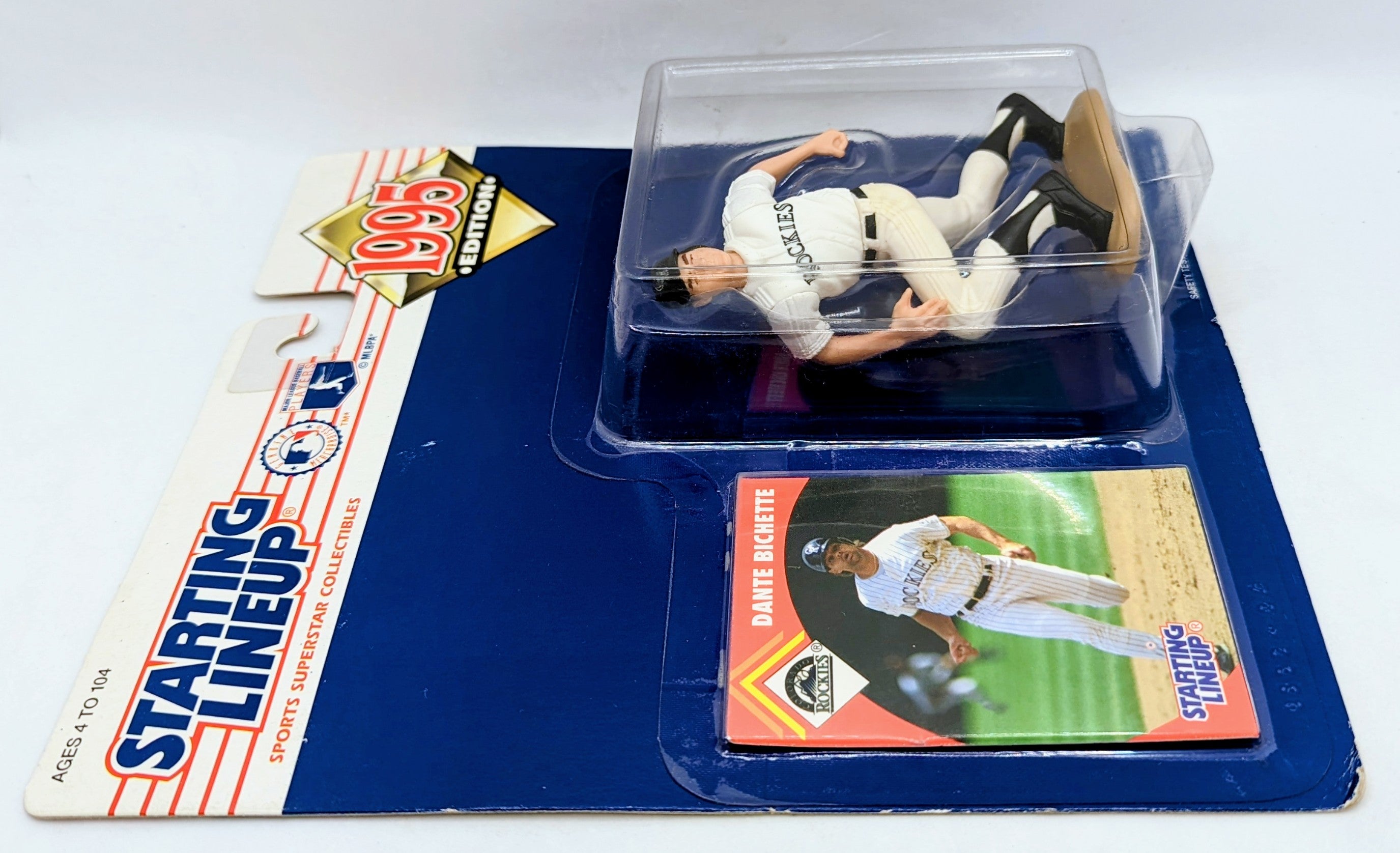 1995 Kenner Starting Lineup Dante Bichette Colorado Rockies Baseball Figure image 3