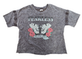CATO Christian Proverbs 31:25 Fearless Stone Wash Designer Graphic Large T-Shirt
