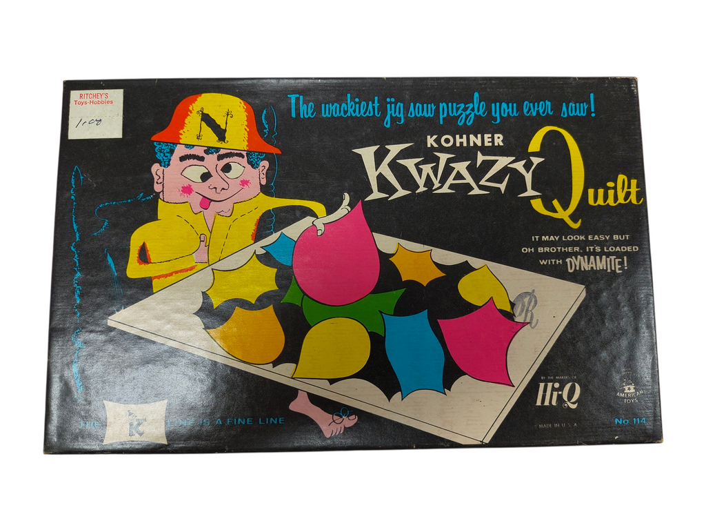 1970s Kohner Bros Kwazy Quilt Puzzle Game #117 image 2