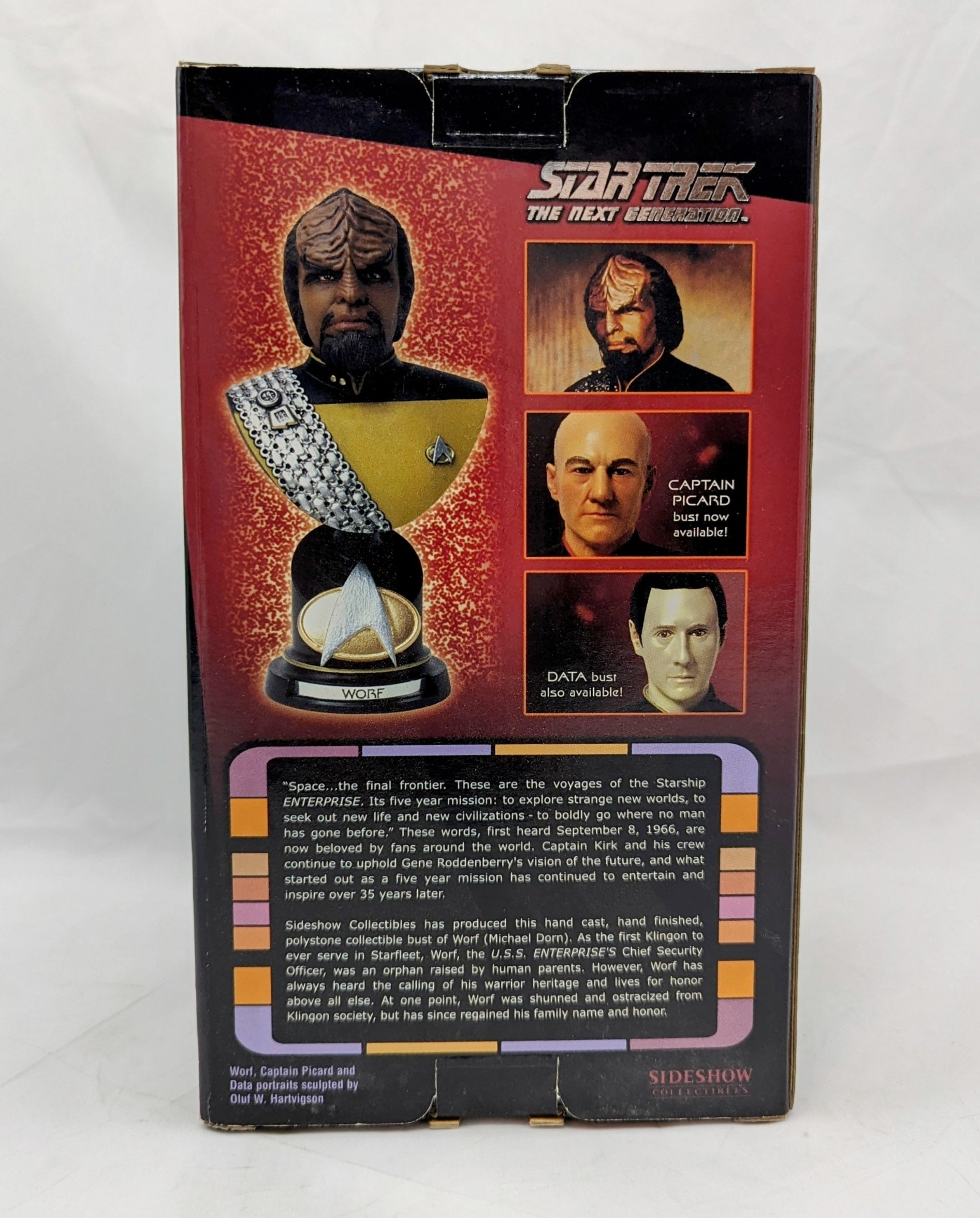 Sideshow Collectibles Star Trek Limited Edition Worf Bust image 3