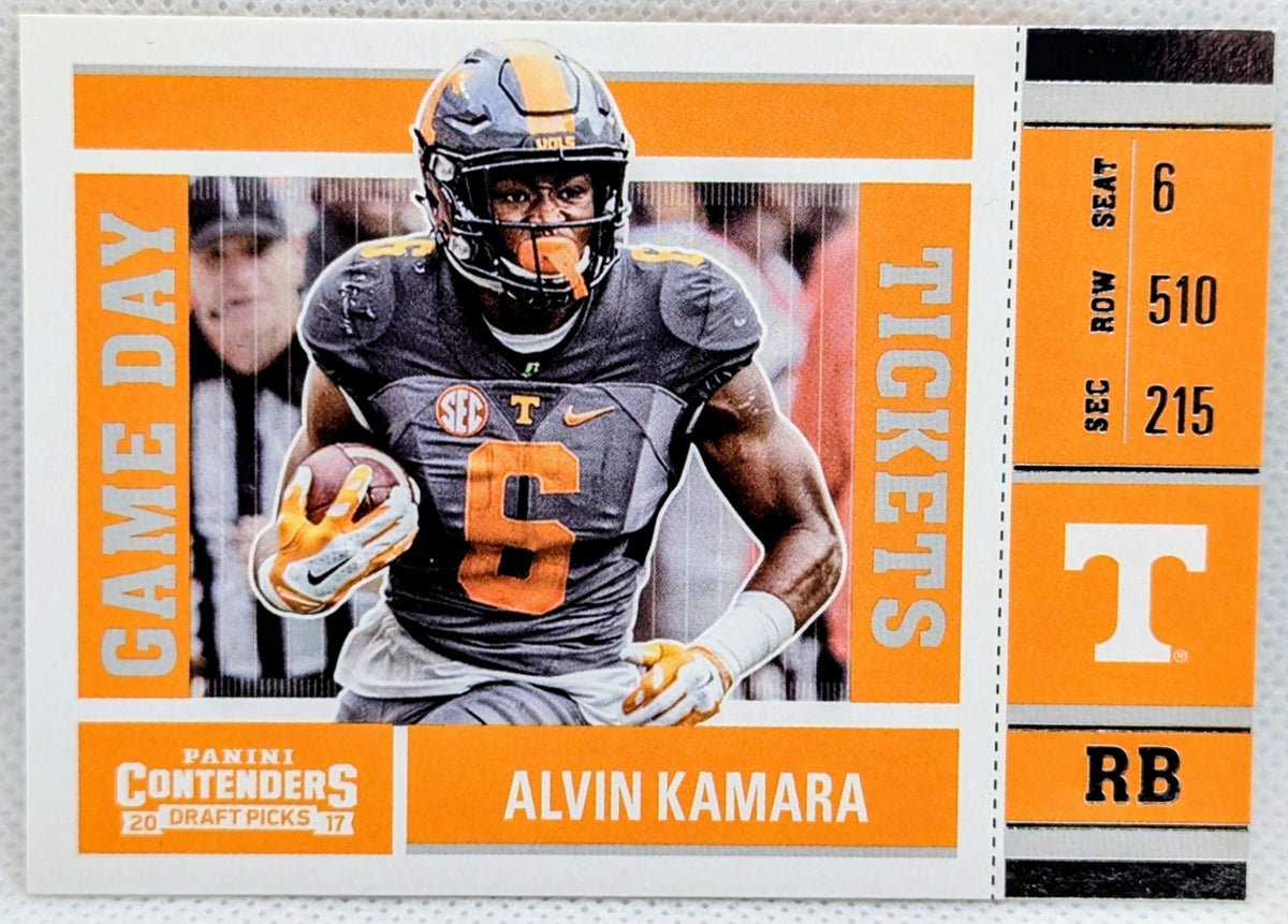 2017 Panini Contenders Draft Picks Alvin Kamara Tennessee Volunteers #11