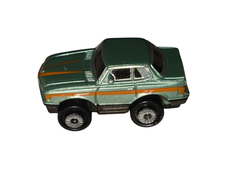 1989 Galoob Micro Machines Mercedes-Benz 450SLC Green Metallic Car image 2