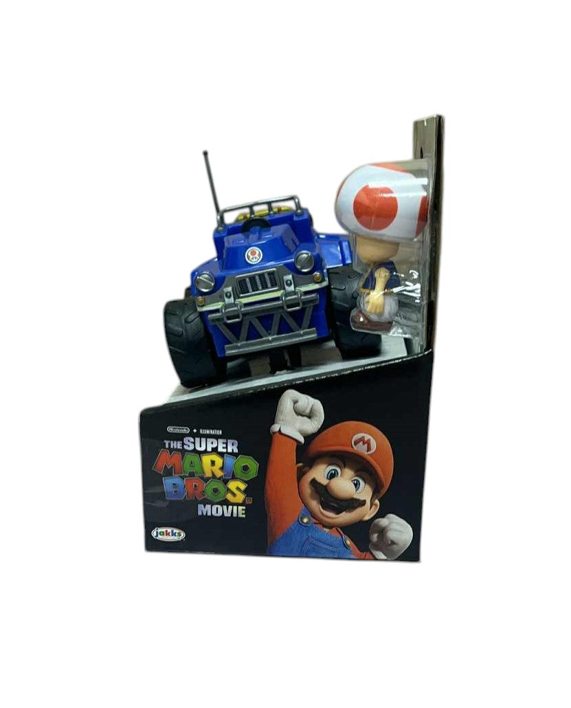 Jakks Nintendo The Super Mario Bros Movie Toad Figure & Pull Back Racer Kart image 6