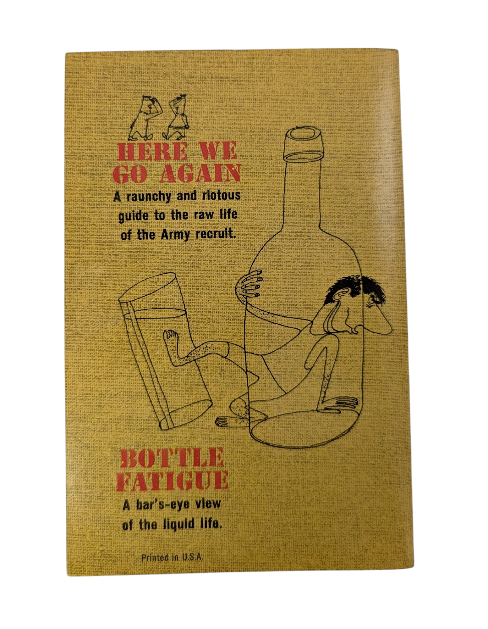 1950 Dell Here We Go Again And Bottle Fatigue Paperback Book By Virgil Partch image 2