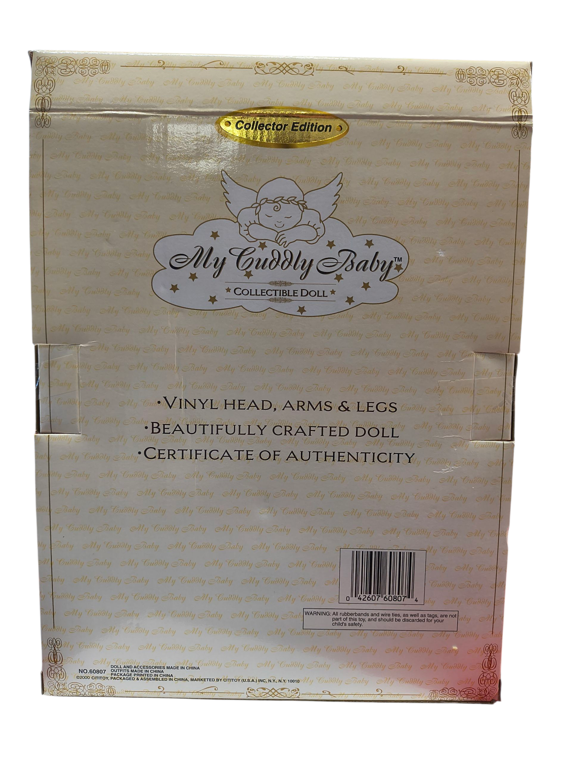 2000 Cititoy Collector Edition My Cuddly Baby Vinyl Arms & Legs image 2