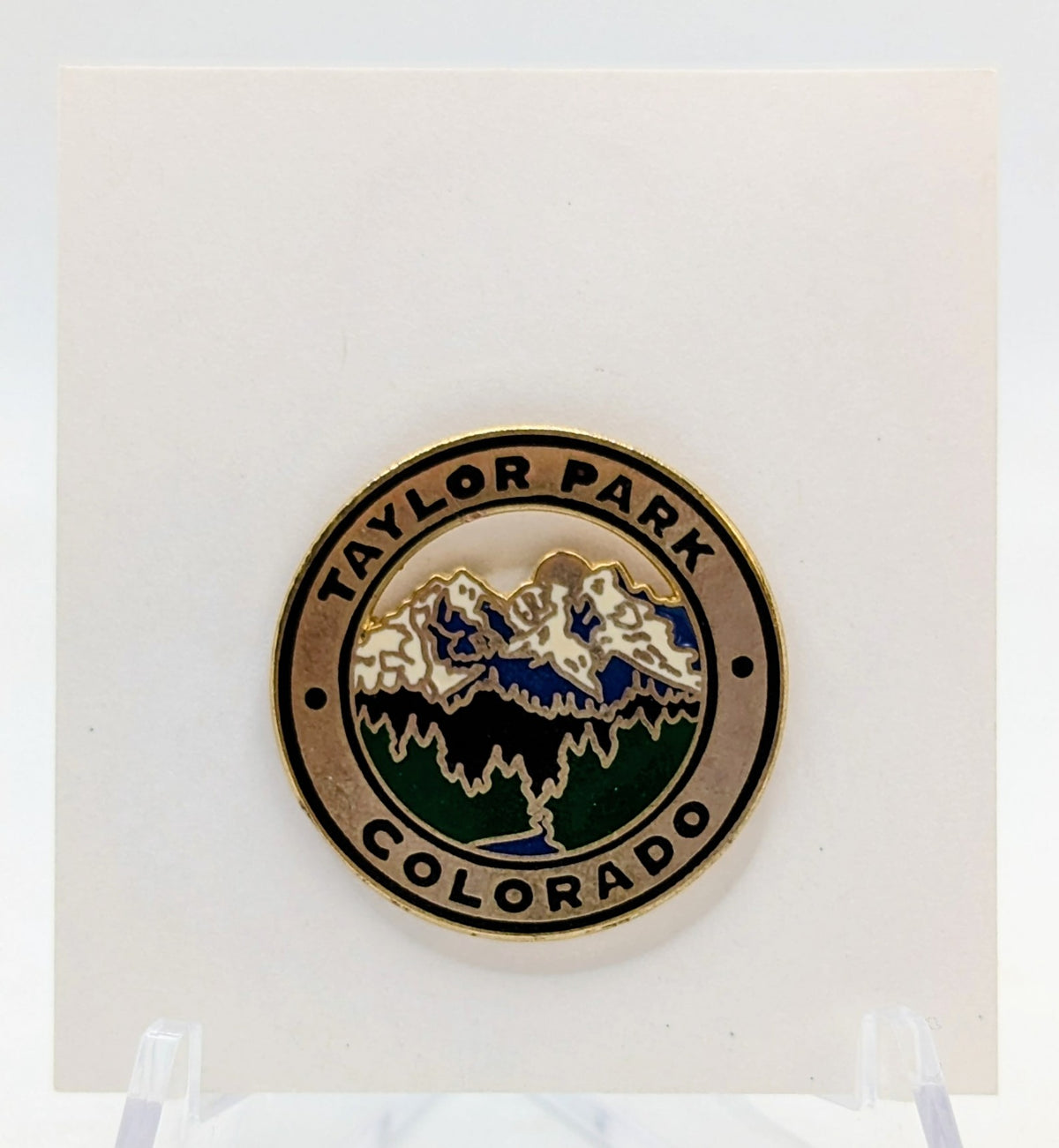 GMWS Taylor Park Colorado Souvenir Enamel Lapel Pin