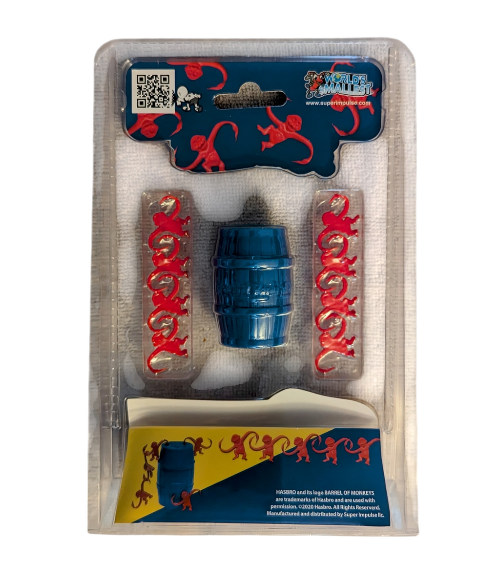 2020 Super Impulse World's Smallest Barrel Of Monkeys Mini Game image 2