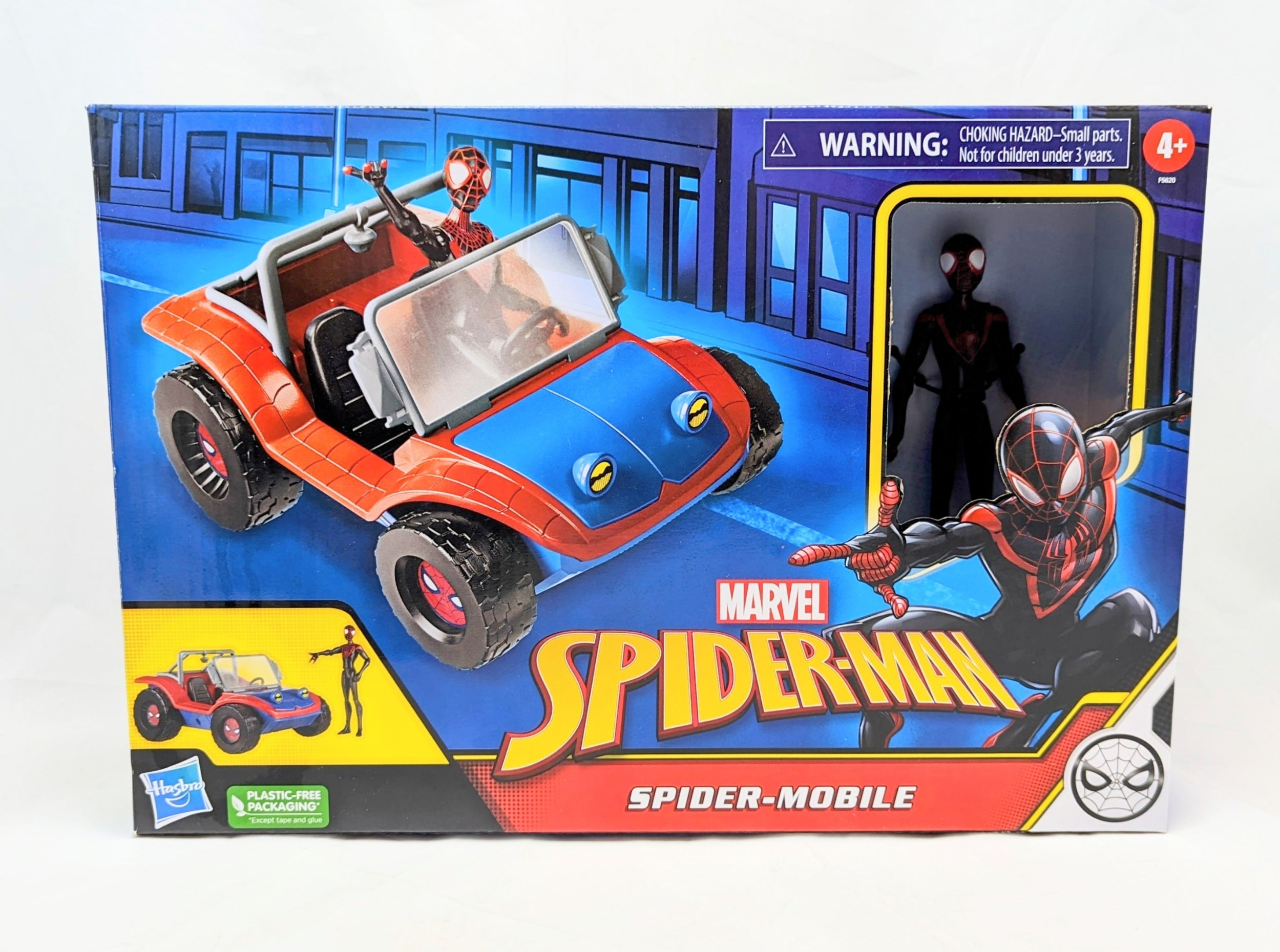 2022 Hasbro Marvel Spider-Man Spider-Mobile Miles Morales Figure & Vehicle