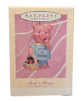 1996 Hallmark Keepsake Ornament Easter Collection Pork 'n Beans Spring Decor