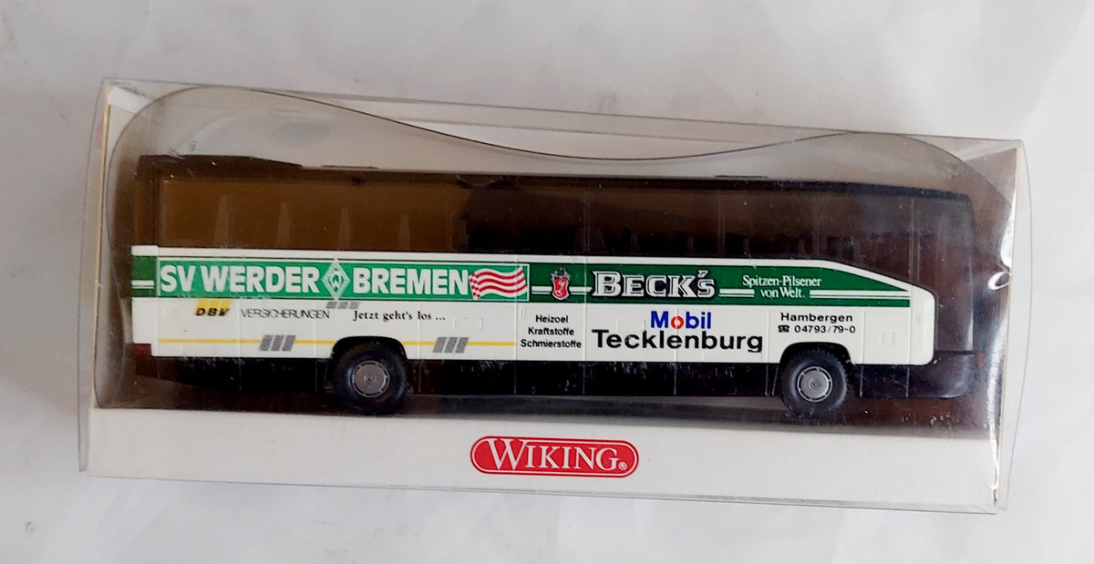 Wiking 714 07 Mercedes Benz 0404 RHD Bus SV Werder Bremen 1/87
