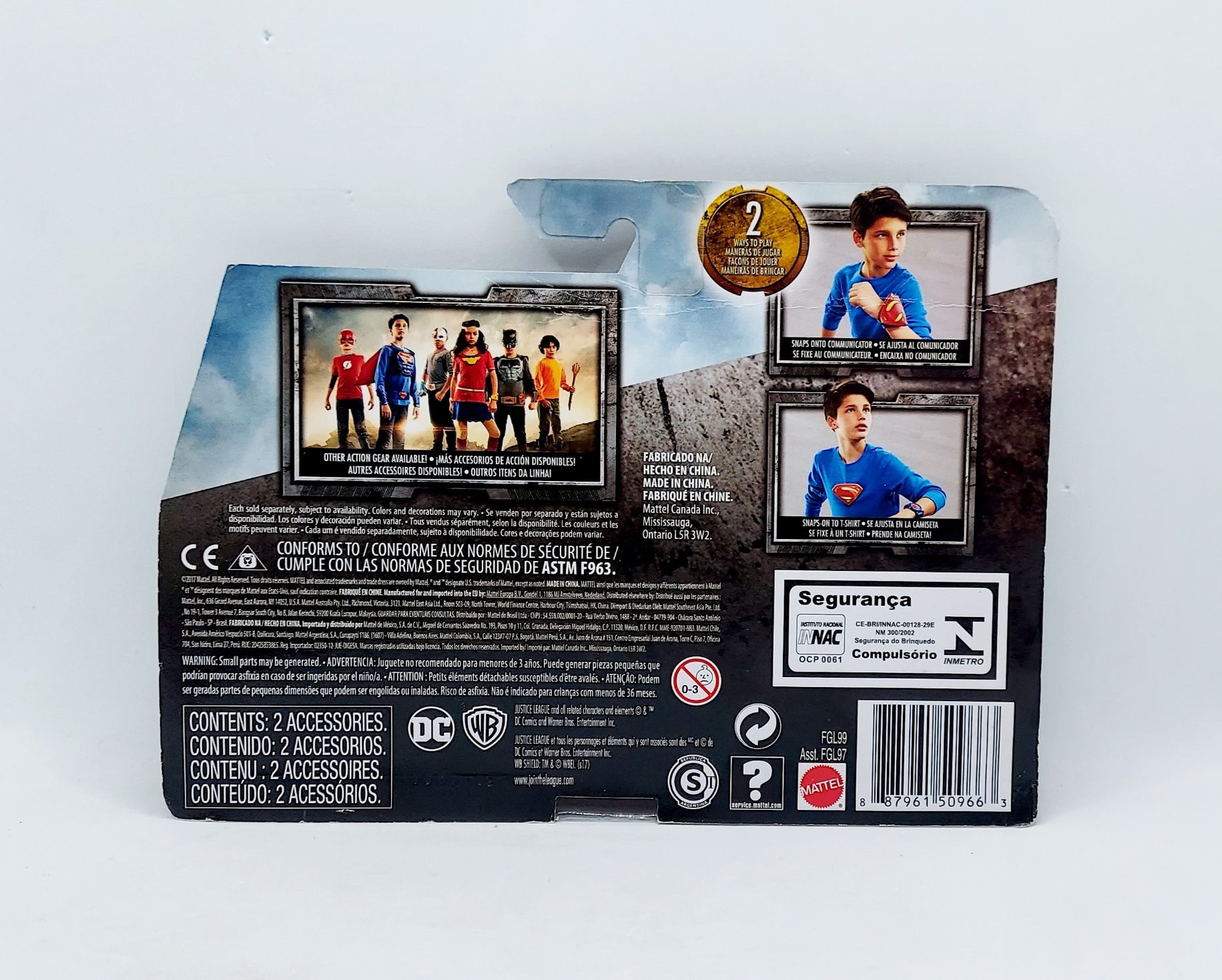 2017 DC Justice League Superman Snap & Wear It Hero Set image 2