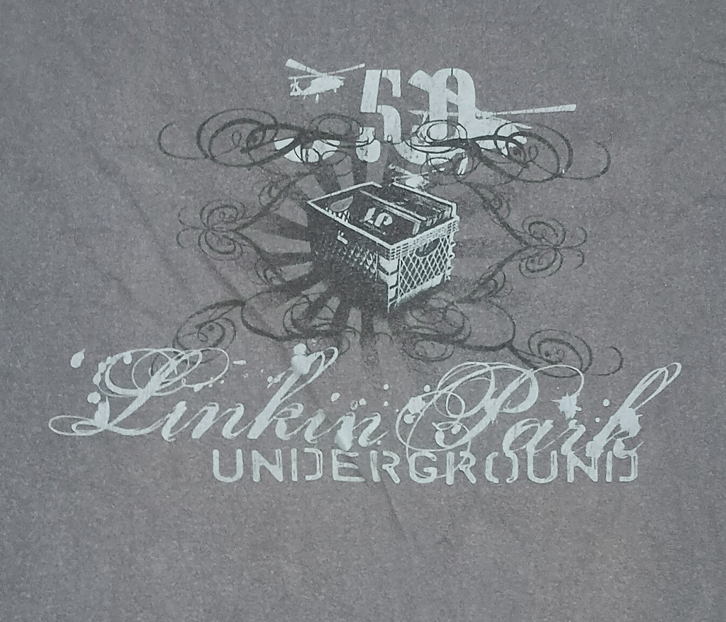 DC Shoes Linkin Park Underground Album Crate Chester Bennington T-Shirt Mens L image 4