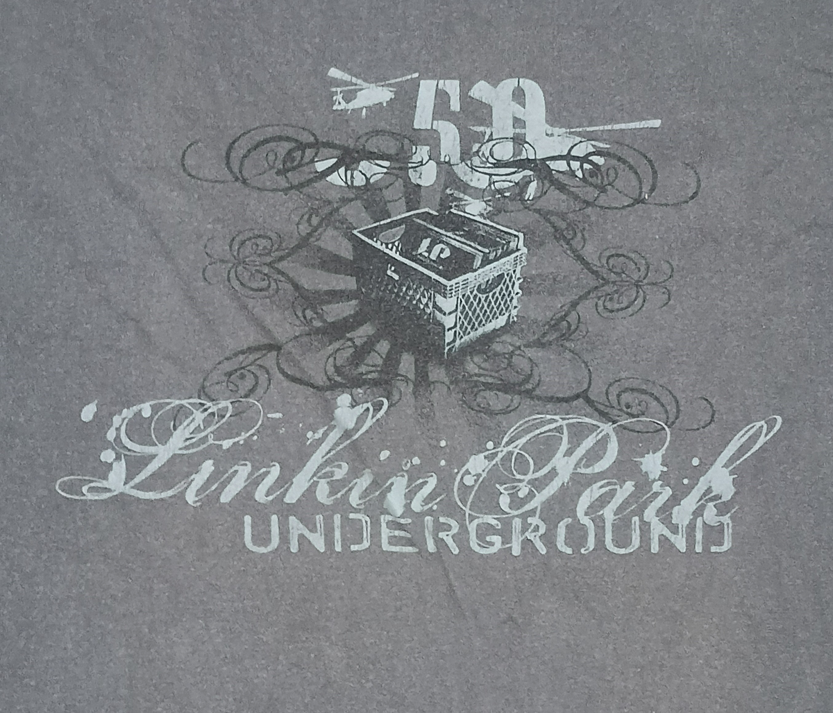 DC Shoes Linkin Park Underground Album Crate Chester Bennington T-Shirt Mens L image 4