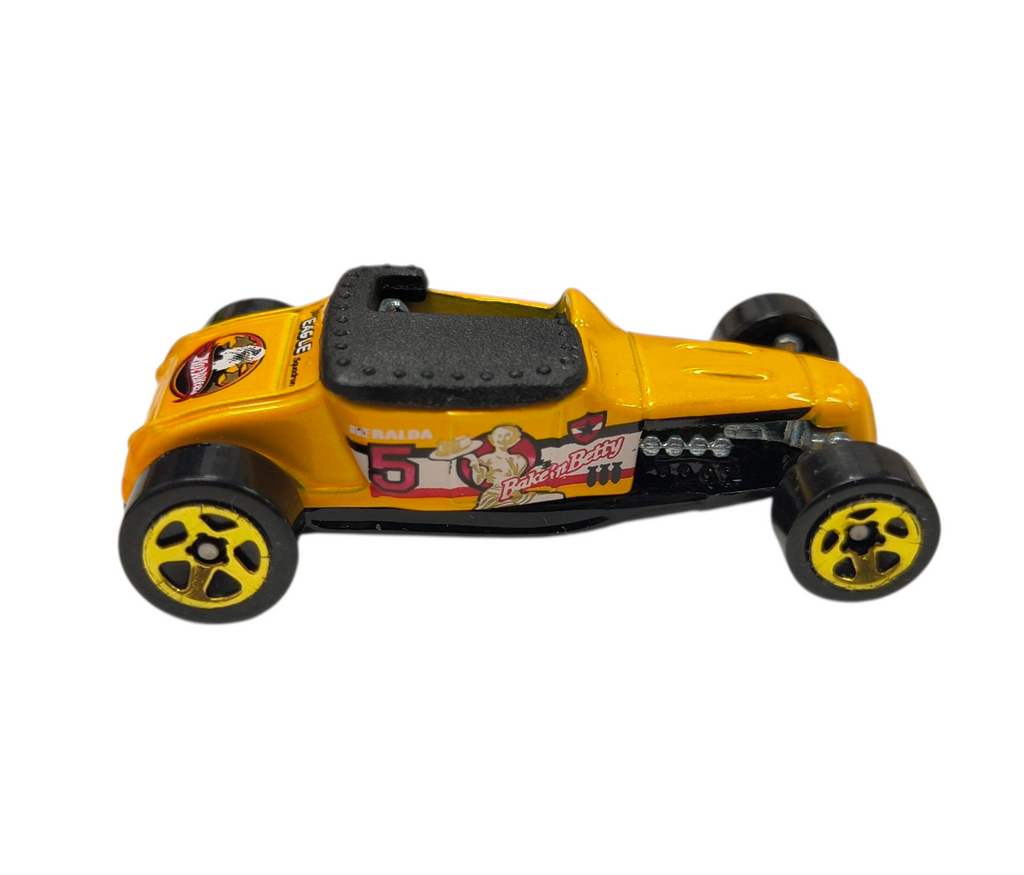 2003 Hot Wheels Flying Aces II #076 Track T Yellow #2 of 5 #76