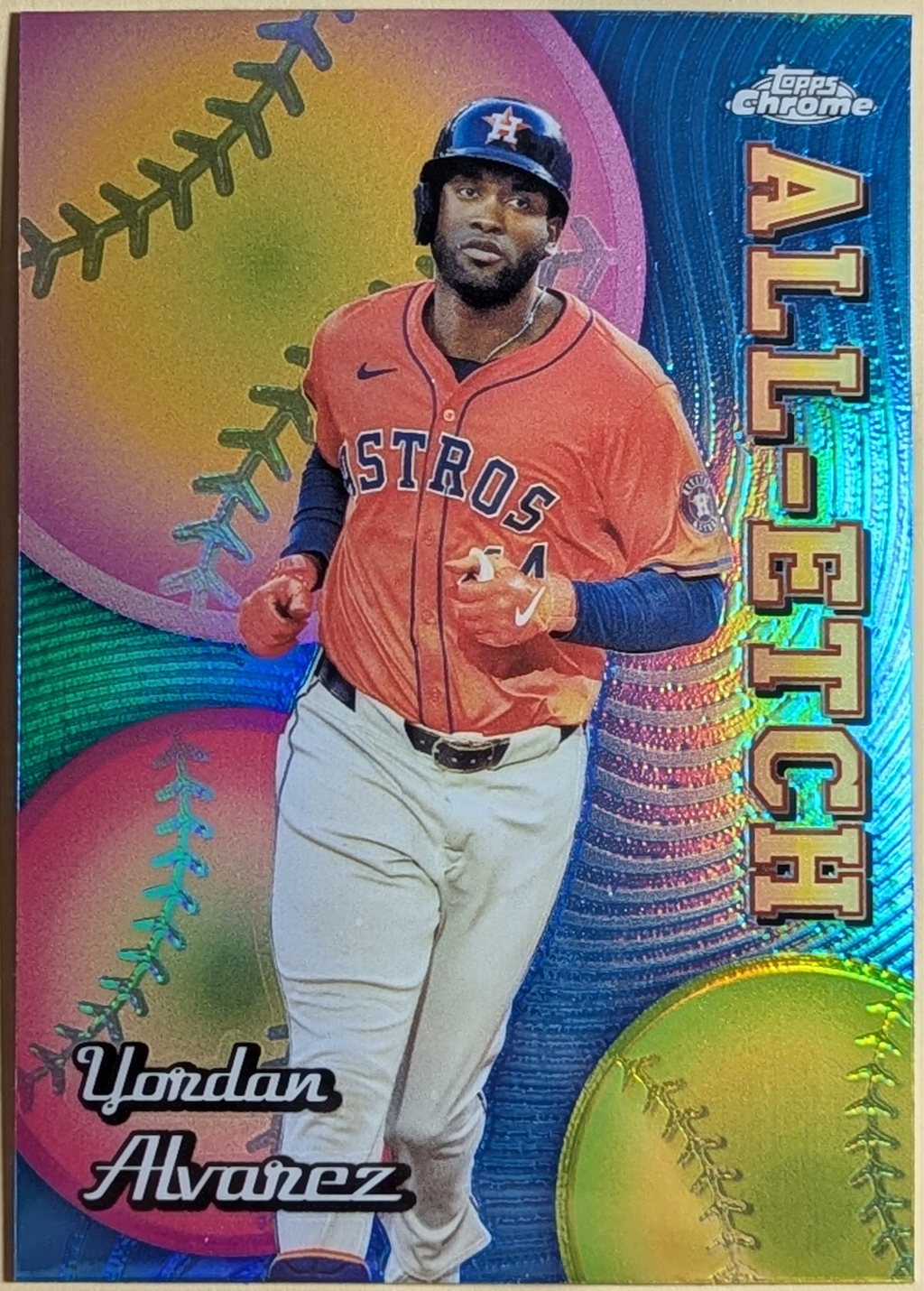 2024 Topps Chrome Update Series MLB Yordan Alvarez Astros #CAEU-8 Card All-Etch