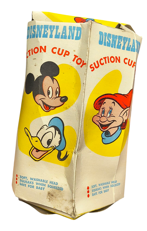 1950s Walt Disney Production Disneyland Rubber Mickey Mouse Suction Baby Toy image 2
