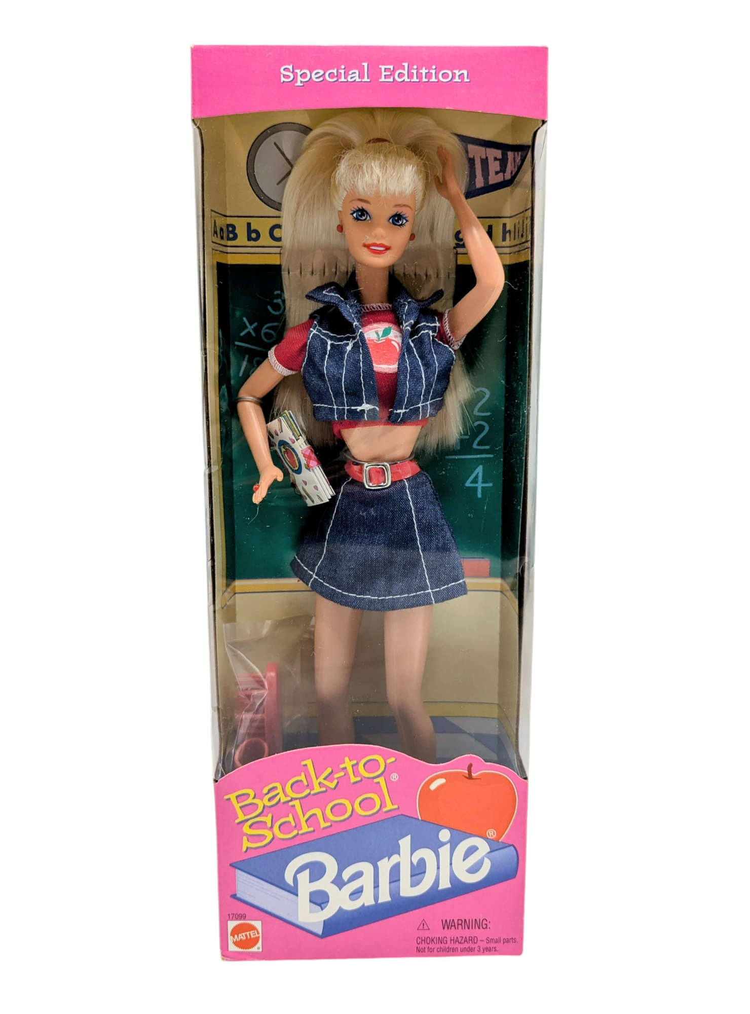 1996 Mattel Barbie Special Edition Back-To-School Doll 17099