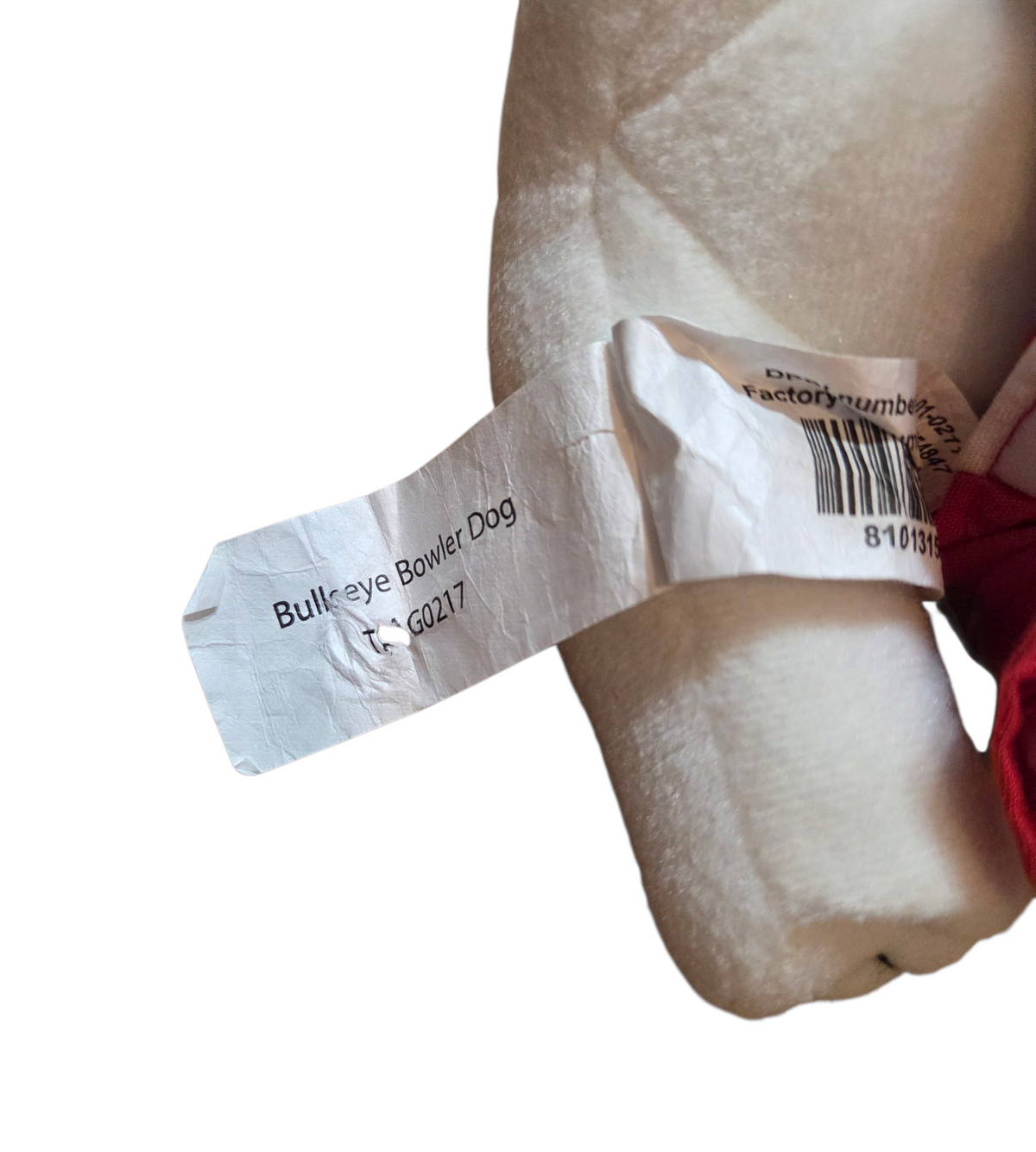 Target Bullseye Bowler Bowling Bowl Terrier 7" Dog Plush image 6