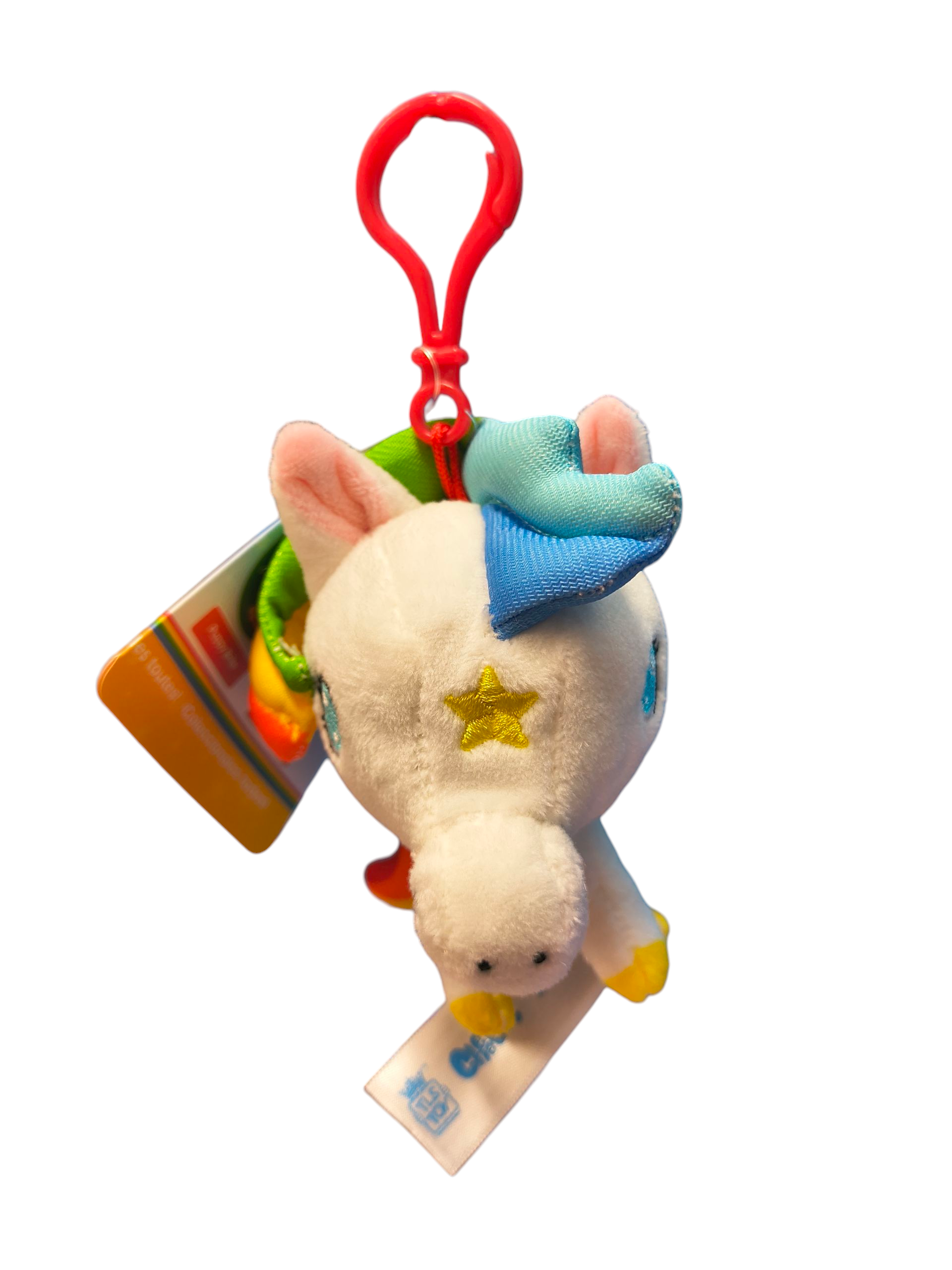 The Loyal Subjects Rainbow Brite - Starlite Unicorn 4" Plush Bag Clip image 3
